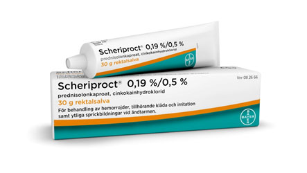 receptfritt mot hemorrojder